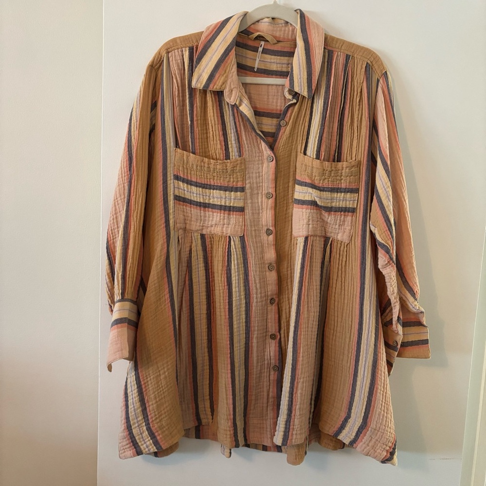 Free People The Voyage Shirt Dress - Picture 3 of 9